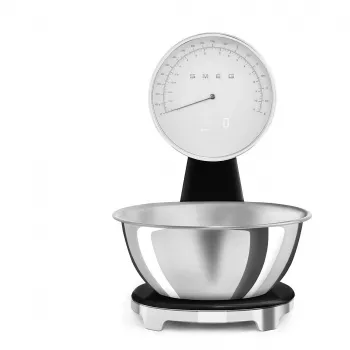 SMEG analoginen ja digitaalinen keittiövaaka musta KSF01BLWW