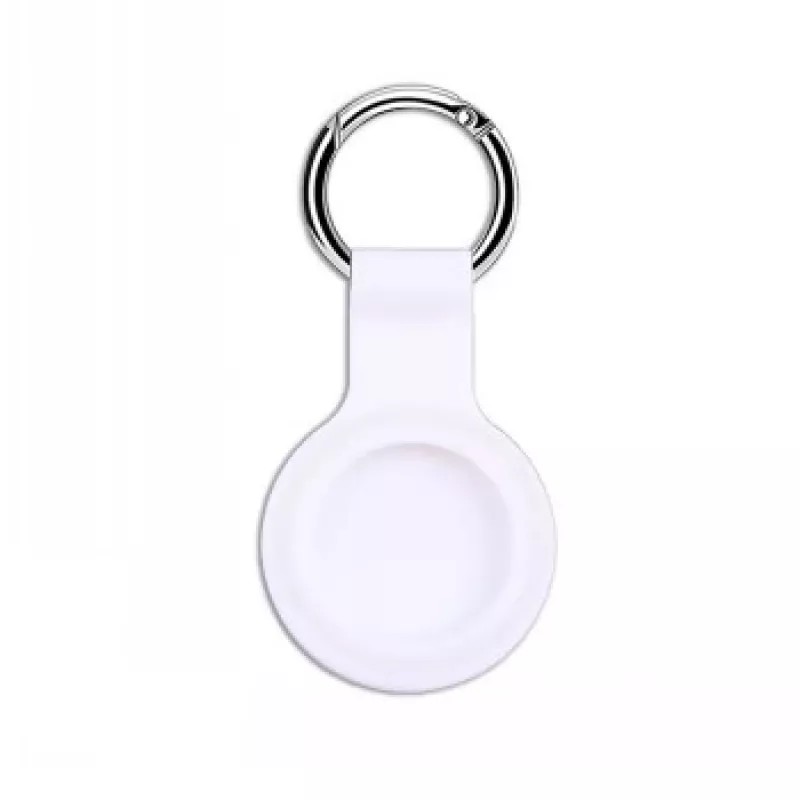 CELLY AIRCASETAG - silikonikuori AirTagille - valkoinen