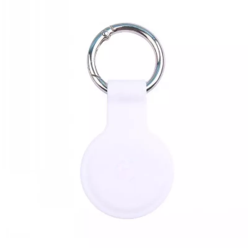 CELLY AIRCASETAG - silikonikuori AirTagille - valkoinen