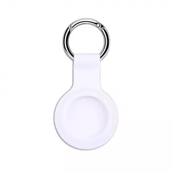CELLY AIRCASETAG - silikonikuori AirTagille - valkoinen