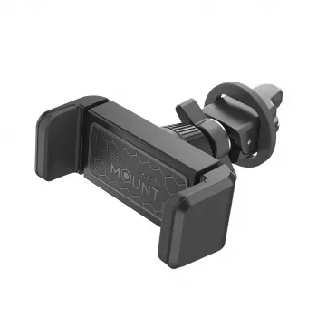 CELLY Mount Vent 360 autoteline - universaali älypuhelimen ilmanvaihtoteline 360° kierrolla - musta