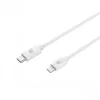 CELLY Lightning USB-C kaapeli 60W - 1,2m valkoinen MFi-sertifioitu