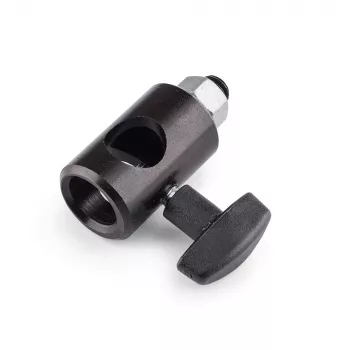 Manfrotto 014-38 kierre-adapteri 3/8 inch uros 5/8 inch naaras lukitusmutterilla
