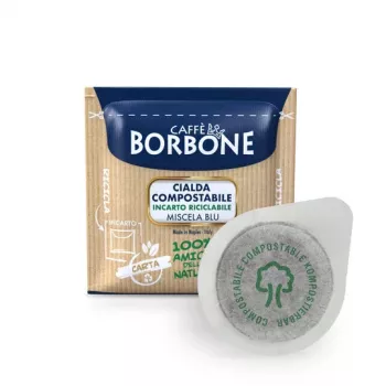 Caffè Borbone Miscela Blu 44mm ESE-kahvipadit 100 kpl:n pakkaus (à 7,2 g)