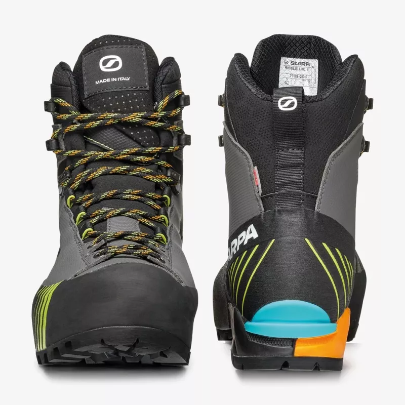 Scarpa Ribelle Lite HD vaelluskengät - Iron Gray/Lime - koko 47 EU