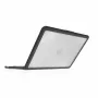 STM Dux Ultra -suojakotelo Apple MacBook Neolle, musta/läpinäkyvä