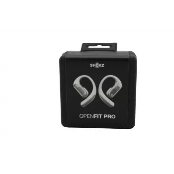Shokz OpenFit Pro avoimen korvan kuuloke, valkoinen