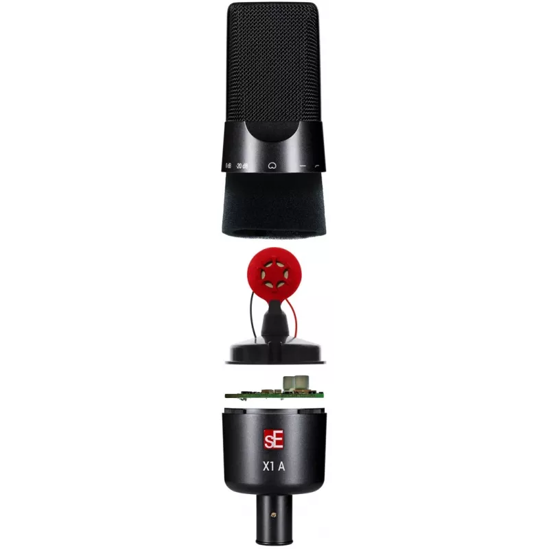 sE Electronics X1 A Black studio-kondensaattorimikrofoni