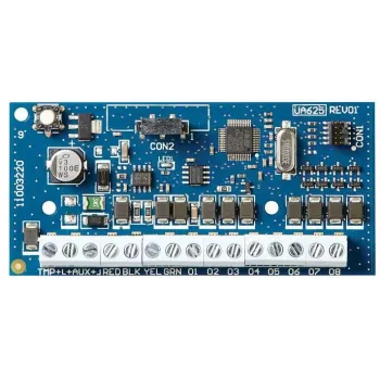 DSC HSM2208 NEO 8 lähdön moduulilaajennus, pienivirtaiset lähdöt