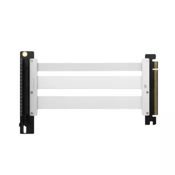 Corsair Premium PCIe 5.0 -riserkaapeli, 175 mm, x16-liitäntä - valkoinen