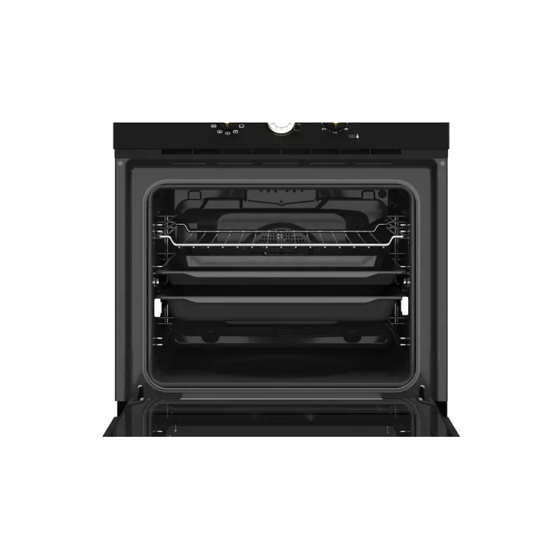 TEKA uuni STD HRB 6300 AT kalusteisiin asennettava monitoimiuuni 70L A+ ruostumaton teräs musta lasi