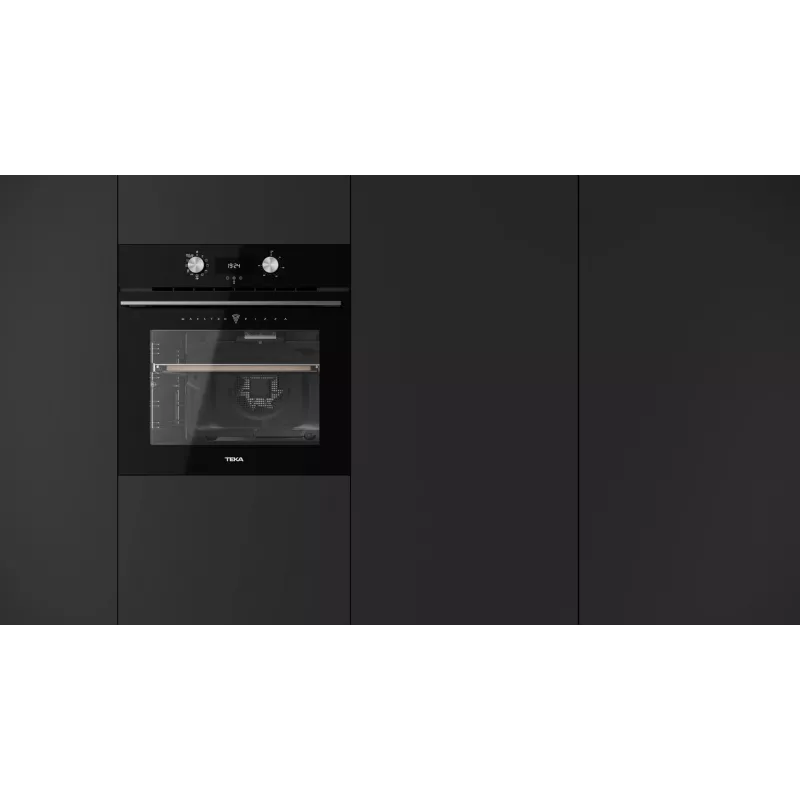 Teka HLB 8510 P 70 L Black kalusteisiin asennettava monitoiminen pyrolyysiuuni