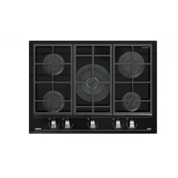 TEKA GZC 75330 XBC BK kaasuliesi 5 poltinta musta karkaistu lasi