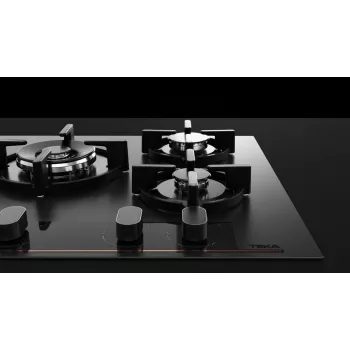 TEKA GBC 75-G1 kaasuliesi, 5 poltinta, musta, kalusteisiin asennettava, maakaasu/nestekaasu