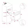 TEKA NEO HSB 6250 P FBK 2099 kalusteisiin asennettava monitoimiuuni 70L pyrolyyttinen A+