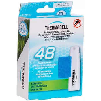 Thermacell Mosquito Destroyer Filler 48H täyttösarja (12 mattoa + 4 patruunaa)