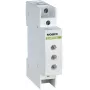 NOARK Ex9PD3e merkkivalo, 230/400V AC/DC, 3 x punainen LED, DIN-kisko