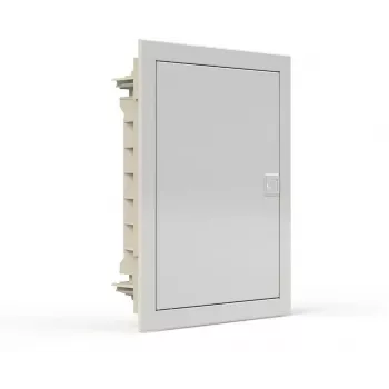 Noark PMF 12 uppoasennettava muovikotelo metalliovella, IP40, 1 rivi, 12 moduulia