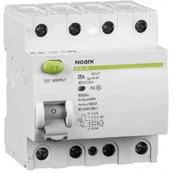 NOARK Ex9L-N 4P 40A 30mA RCCB Type AC vikavirtasuojakytkin 6kA