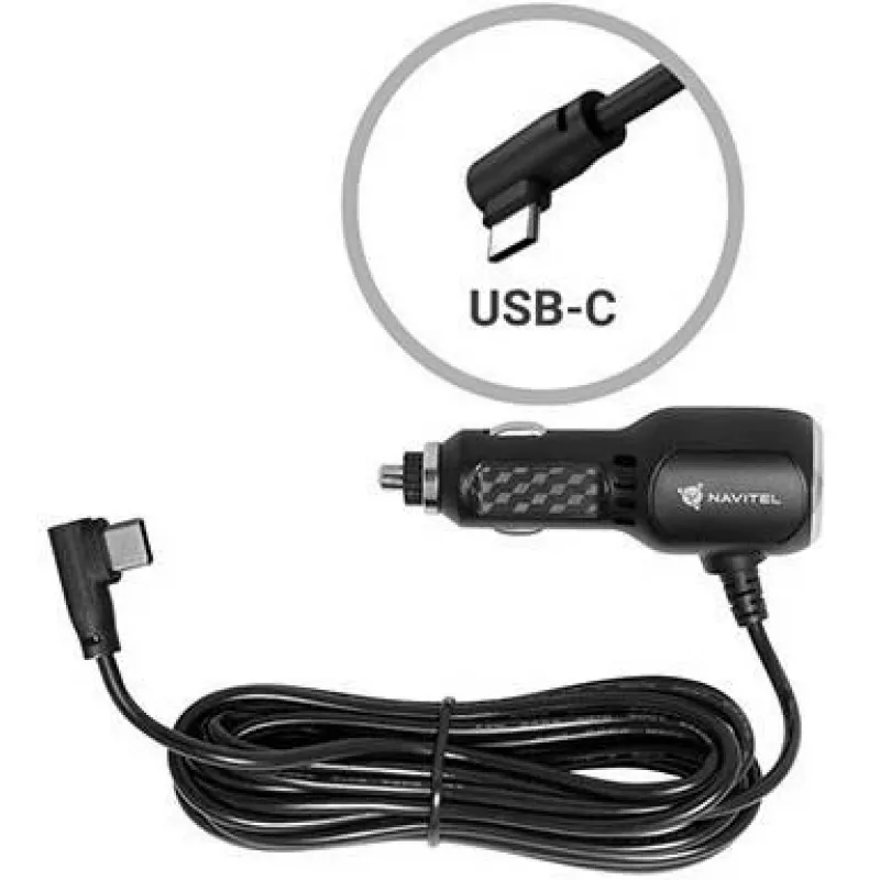 NAVITEL USB-C-autolaturi savukkeensytyttimen pistorasiaan