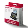 AXAGON CRE-SM4NC USB-C älykortinlukija jalustalla - musta