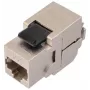 Solarix Cat.6A STP RJ45 Keystone -liitin työkaluton musta SXKJ-10G-STP-BK-SA