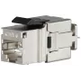 SOLARIX Cat.6 STP FTP RJ45 Keystone -moduuli työkaluton hopea