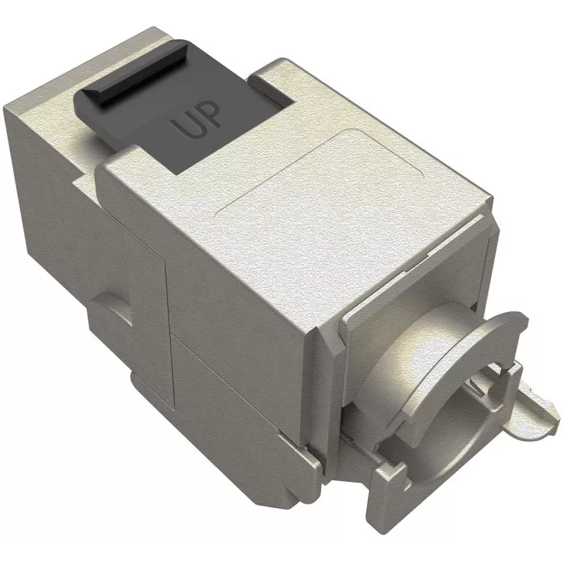 Solarix Cat.6A STP RJ45 Keystone -liitin työkaluton SXKJ-10G-STP-RAL-SA