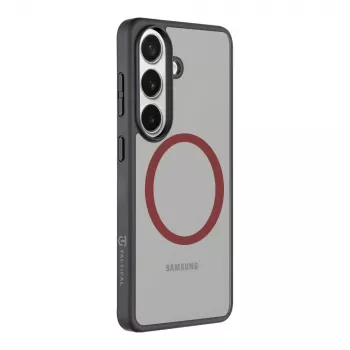 Tactical-suojakotelo MagForce Hyperstealth 2.0 Samsung Galaxy S26:lle, musta/punainen