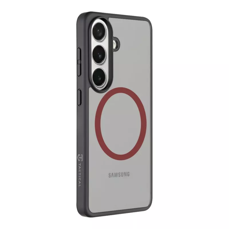 Tactical-suojakotelo MagForce Hyperstealth 2.0 Samsung Galaxy S26:lle, musta/punainen