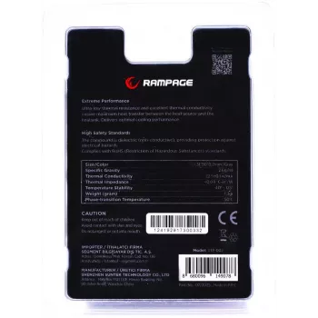 Rampage Termopad XTP-002 lämpötyyny 31×50×0,2 mm PTM