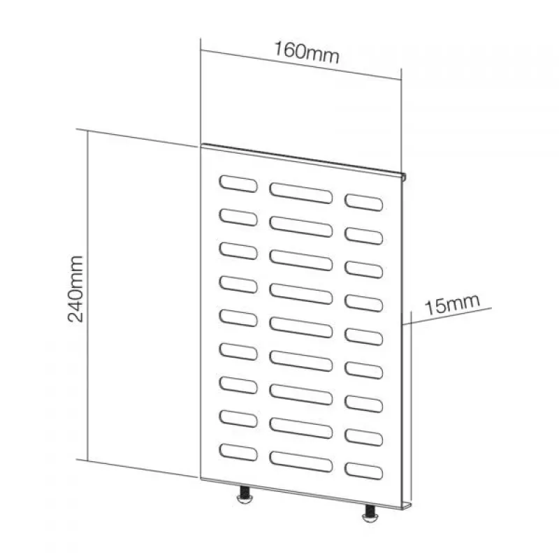 NewStar mediasoittimen teline NS-WMB200/WMB300 Menu Board -sarjaan - musta