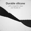 Mobilize silikoniranneke - magneettinen - Apple 42/44/45/49mm - musta
