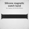 Mobilize silikoniranneke - magneettinen - Apple 42/44/45/49mm - musta