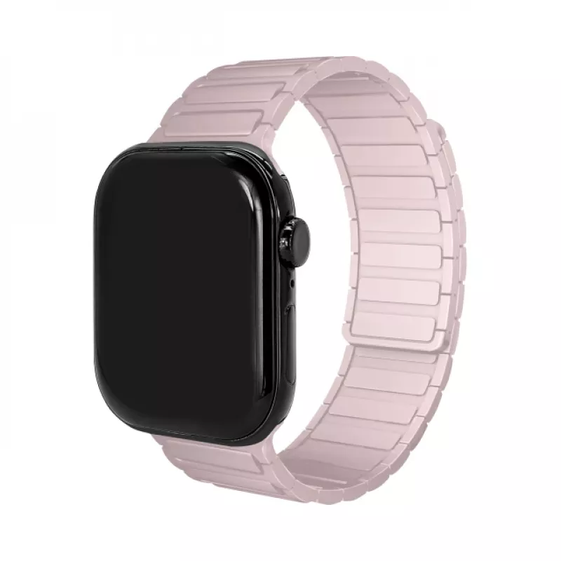 Mobilize silikoninen kelloranneke - magneettinen - Apple 38/40/41mm - pinkki