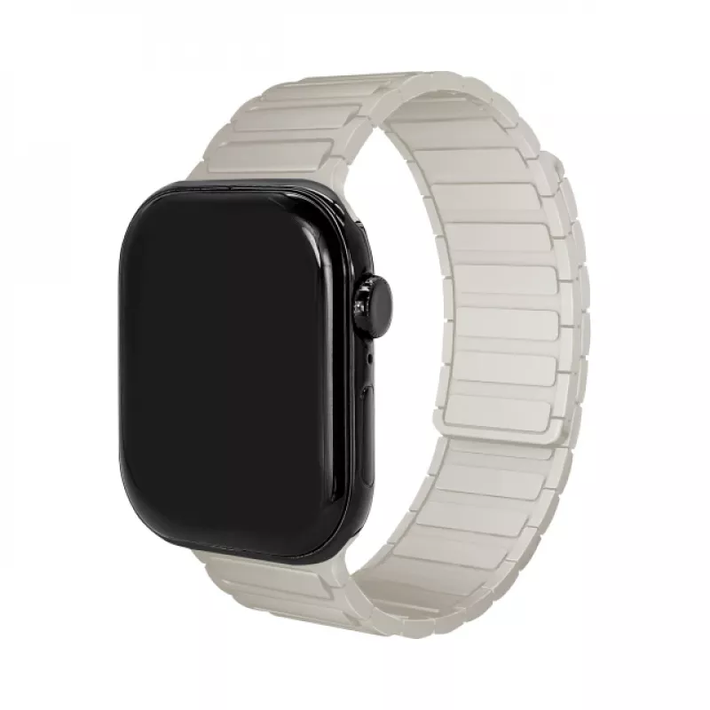 Mobilize silikoniranneke - magneettinen - Apple 38/40/41 mm - Starlight
