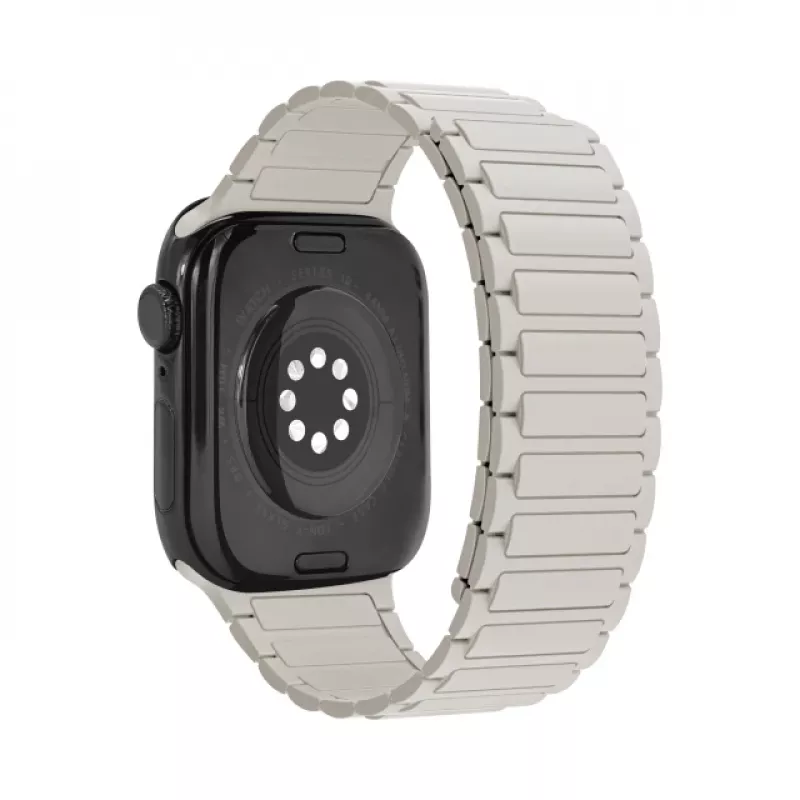 Mobilize silikoniranneke - magneettinen - Apple 38/40/41 mm - Starlight