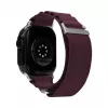 Mobilize nyloninen kelloranneke - Alpine - titaaniliitin - Apple 38/40/41mm - Bordeaux