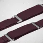 Mobilize nyloninen kelloranneke - Alpine - titaaniliitin - Apple 38/40/41mm - Bordeaux