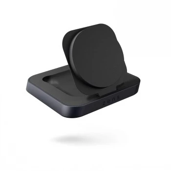 ZENS Magnetic Nightstand Charger - 20W langaton latausteline iPhonelle ja AirPodsille (musta)