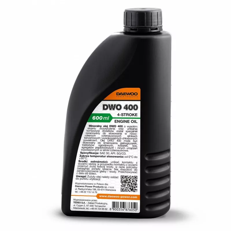 DAEWOO POWER PRODUCTS generaattoriöljy SAE 10W-30 DWO 400 API SG/CD 1L