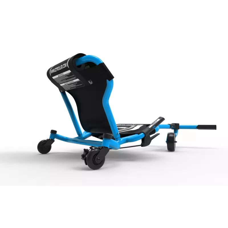 EzyRoller Spinner Pro X jalkakäyttöinen go-kart 360° käännöllä, sininen, 10+ vuotta