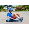 EzyRoller Spinner Pro X vihreä 360° jalkakäyttöinen go-kart yli 10-vuotiaille lapsille