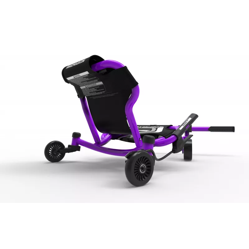 EzyRoller Drifter X jalkakäyttöinen drift-gokart 4-14-vuotiaille lapsille violetti