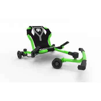 EzyRoller Drifter X Lime Green ajoneuvo 6-14+ -vuotiaille