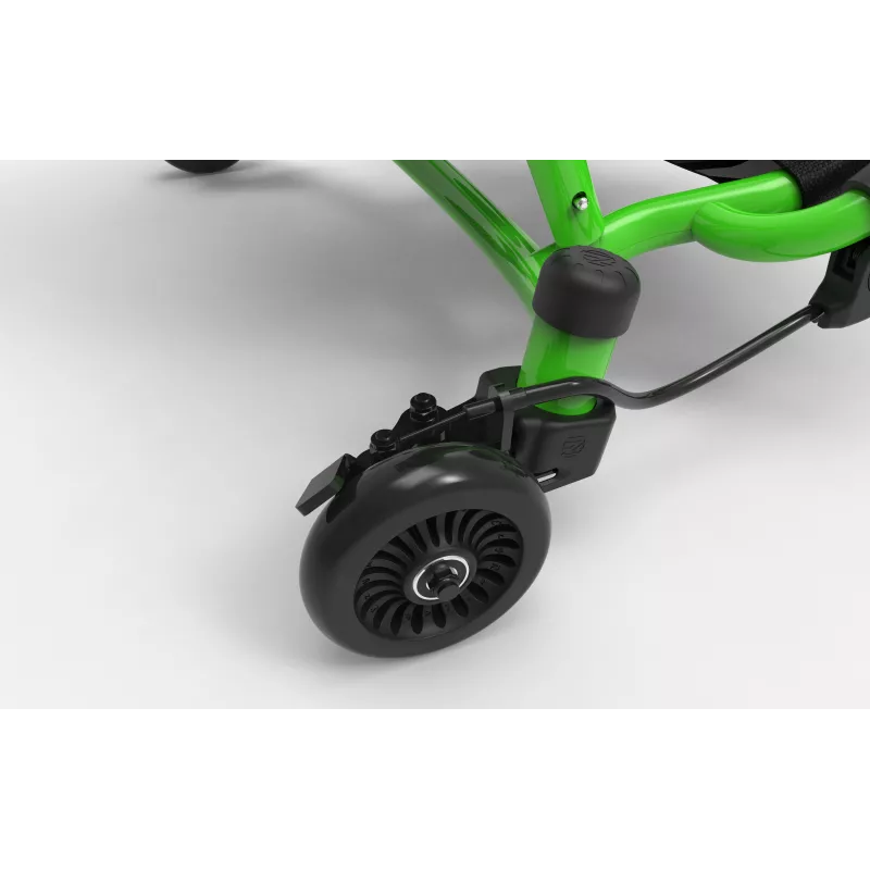 EzyRoller Drifter X jalkavoimalla kulkeva drift-kartti, 4–12 vuotta, limetinvihreä