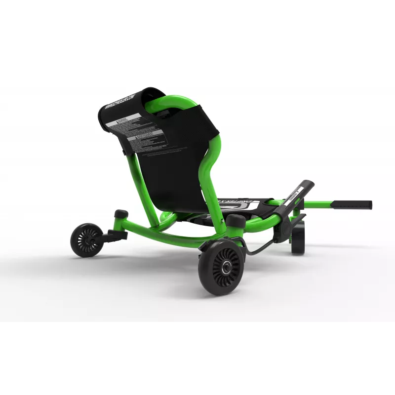 EzyRoller Drifter X jalkavoimalla kulkeva drift-kartti, 4–12 vuotta, limetinvihreä