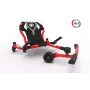 EzyRoller Spinner X ajoneuvo-gokart - jalkakäyttöinen 360° käännöksellä - punainen