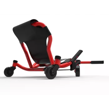 EzyRoller Spinner X ajoneuvo-gokart - jalkakäyttöinen 360° käännöksellä - punainen