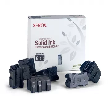 Xerox Phaser 8860MFP - 6 kpl:n pakkaus - musta - alkuperäiset kiinteän musteen puikot